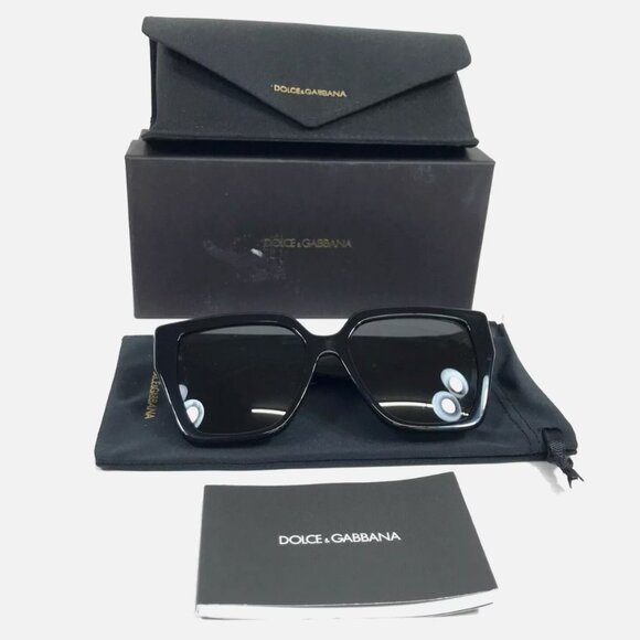 Dolce & Gabbana Dark Sunglasses 55mm main image 8
